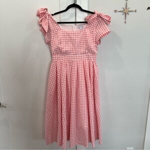 Ivy City Co Briar Dress in Pink Gingham